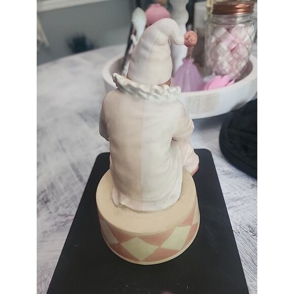 Enesco Send In The Clowns Music Box Sad Clown Figurine Vintage Collectable 1985 - Picture 4 of 5